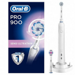 Oral-B PRO 900 Sensi UltraThin - Spazzolino Elettrico Ricaricabile, 2 Testine