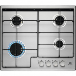 Electrolux EGS6424X - Piano Cottura a Gas, Acciaio Inox, 60 cm