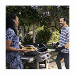 Weber Spirit II E210 GBS - Barbecue a Gas con Carrello, 2 Bruciatori, Modello 44010129, Nero