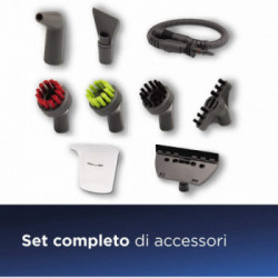 Bissell 2635J SteamShot Pulitore a Vapore Portatile 1050W, Pressione 4,5 Bar, Portatile, Pronto in 60 Sec.