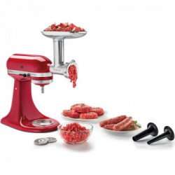 KitchenAid 5KSMMGA - Accessorio Tritatutto di Metallo e Insaccatrice