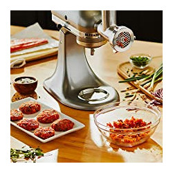 KitchenAid 5KSMMGA - Accessorio Tritatutto di Metallo e Insaccatrice