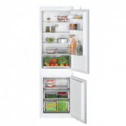 Bosch KIN86NSF0 - Frigorifero da Incasso Combinato, Serie 2, NoFrost, 260 Litri, Classe F, 177.2 x 54.1 cm