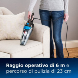 Bissell 2024N Featherweight Pro Eco Scopa Elettrica 450W, Filtro Lavabile