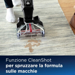 Bissell 2571 HydroWave Lavamoquette Ultra-Leggera e Compatta, Spazzola XL, Asciuga in 30 Minuti