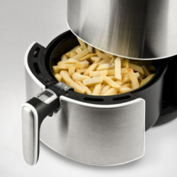 Girmi FG95 Friggitrice ad aria calda 3,2 L Singolo Acciaio satinato, Bianco Indipendente 1500 W