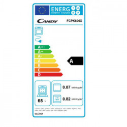 Candy FCPK606X - Forno Elettrico da Incasso, 65 Litri, Acciaio Inox, Classe A