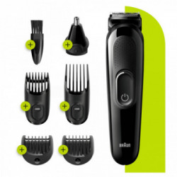 Braun MGK3220 - Regolabarba, Tagliacapelli Rifinitore, Wet&Dry, 6-In-1