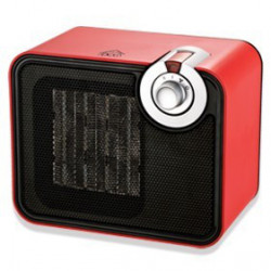 DCG Eltronic SA9107 stufetta elettrica Radiatore Nero, Rosso 1500 W