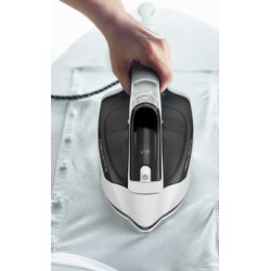 Rowenta DX1510 ferro da stiro Ferro a vapore Acciaio inossidabile Nero, Bianco 2000 W