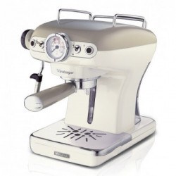 Ariete 1389 Espresso Vintage - Macchina da Caffé a Cialde e Manuale, 900 W, 15 bar, 0,9 Lt., Beige
