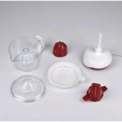 Girmi SR0201 - Spremiagrumi, 25 W, 2 Coni, Bidirezionale, Rosso