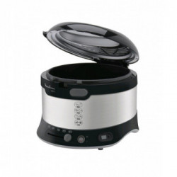 Moulinex AF179D Uno L Metal - Friggitrice, Acciaio Inox, 2,1 Litri, 1900 Watt