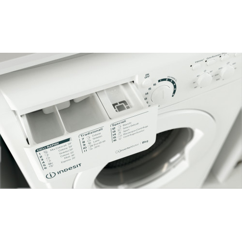 Indesit EWC 81284 W IT - Lavatrice a Carica...