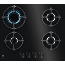 Electrolux EGG64272K - Piano Cottura a Gas. 4 Fuochi, 60 cm, Nero 