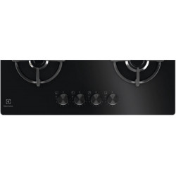Electrolux EGG64272K - Piano Cottura a Gas. 4 Fuochi, 60 cm, Nero 
