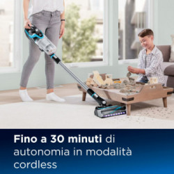 Bissell MultiReach Active 21V - Scopa Elettrica Ricaricabile 2-in-1, Fino a 30 Minuti, Filtro Lavabile, con 2 Accessori