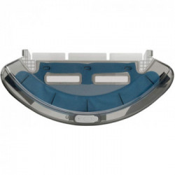 Black & Decker BXRV500E aspirapolvere robot Senza sacchetto Nero, Acciaio inossidabile, Bianco