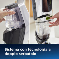 Bissell 3401N CrossWave X7 Plus Cordless Pet Select Lavapavimenti Wet & Dry per Animali Domestici con Filtro e Detergente 1 Lt.