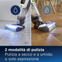Bissell 3401N CrossWave X7 Plus Cordless Pet Select Lavapavimenti Wet & Dry per Animali Domestici con Filtro e Detergente 1 Lt.