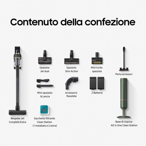 Samsung BESPOKE Jet complete extra, Scopa...