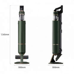 Samsung BESPOKE Jet complete extra, Scopa Elettrica Senza Filo Senza Sacchetto, Potenza 210 watt, woody green