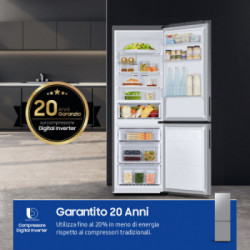 SAmsung RB33B612FSA - Frigorifero Combinato, Ecoflex, Total No Frost, 344 Litri, Classe F