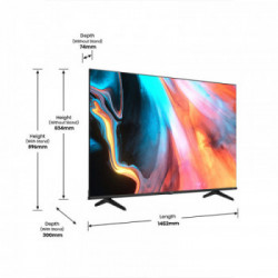 Hisense 65E77HQ TV 163,8 cm (64.5") 4K Ultra HD Smart TV Wi-Fi Nero