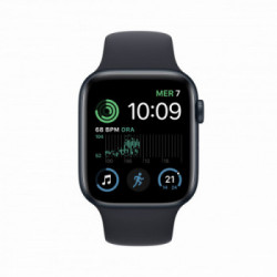 Apple Watch SE GPS + Cellular 44mm Cassa in Alluminio color Mezzanotte con Cinturino Sport Band Mezzanotte - Regular