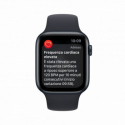 Apple Watch SE GPS + Cellular 44mm Cassa in Alluminio color Mezzanotte con Cinturino Sport Band Mezzanotte - Regular