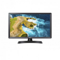 LG 24TQ510S-PZ - Monitor Smart TV 24 pollici HD Ready, DVB-T2, Wifi Nero, Grigio