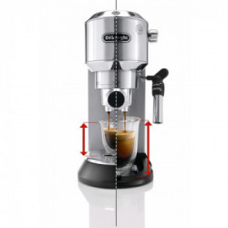 De Longhi EC 685.M Dedica Style - Macchina da Caffé Manuale e a Cialde, 1300 W, 15 bar