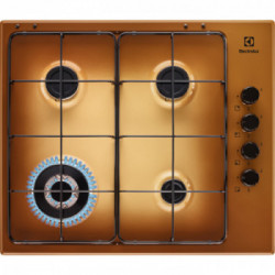Electrolux EGS6414T - Piano Cottura a Gas, Tripla Corona, Terra di Francia, 60 cm