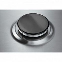 Electrolux EGS7534X - Piano Cottura a Gas, Tripla Corona, Acciaio Inox, 75 cm