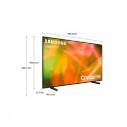 Samsung UE 43AU8070 UXZT 2021 GARANZIA ITALIA 2 ANNI Smart TV 43" LED 4k UHD HDR Wi-Fi Black
