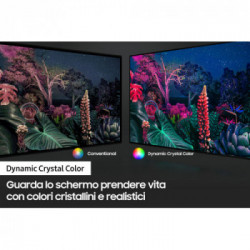 Samsung UE 43AU8070 UXZT 2021 GARANZIA ITALIA 2 ANNI Smart TV 43" LED 4k UHD HDR Wi-Fi Black