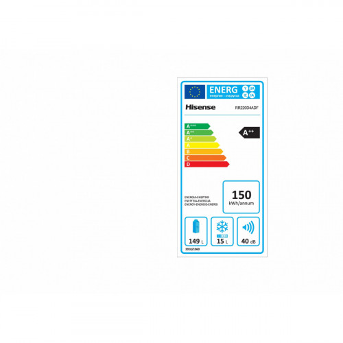 Hisense RR220D4ADF - Frigorifero Monoporta,149...