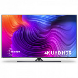 Philips 50PUS8556 Smart TV 50 Pollici Led Ambilight 4K Ultra HD, HDR, DVB-T2, Android, Wi-Fi Nero