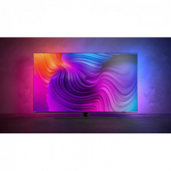 Philips 50PUS8556 Smart TV 50 Pollici Led Ambilight 4K Ultra HD, HDR, DVB-T2, Android, Wi-Fi Nero