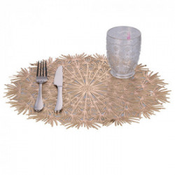 Villa D'este Home Tivoli 'Gold', Set 6 Tovagliette soffione oro antimacchia