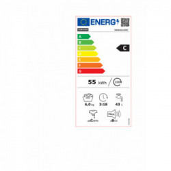 Samsung WW60A3120WE - Lavatrice a Carica Frontale, 6 Kg, 1200 Giri, Classe C 