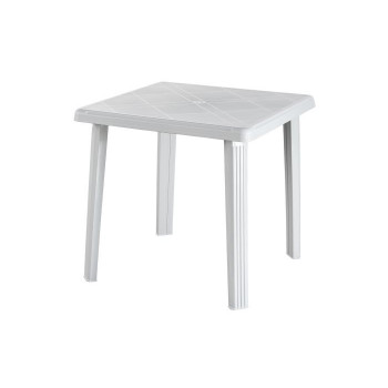 TAVOLO QUADRO 75 RODI BCO