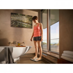 Soehnle Shape Sense Connect 100 Bilancia pesapersone elettronica Rettangolo Argento