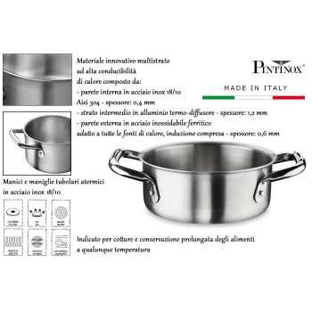 TRIMETALLO PADELLA 1M CM.20