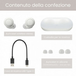 Sony Auricolari WF-C500 True Wireless - Fino a 20 ore di durata della batteria con custodia di ricarica - Compatibile con