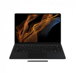 Samsung Book Cover Keyboard Custodia con Tastiera per Galaxy Tab S8 Ultra, Black