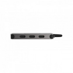 Sitecom CN-385 hub di interfaccia USB 3.2 Gen 1 (3.1 Gen 1) Type-C 5000 Mbit/s Alluminio, Nero