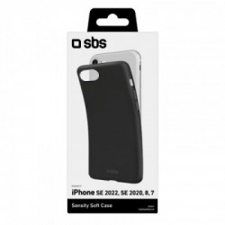 SBS Sensity custodia per cellulare 11,9 cm (4.7") Cover Nero