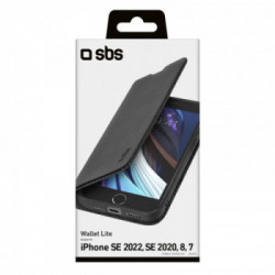 SBS TEBKLITEIPSE22K custodia per cellulare 11,9 cm (4.7") Custodia a borsellino Nero