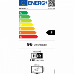 Sony XR-65A75K – 65”- BRAVIA XR™ - OLED – 4K Ultra HD – High Dynamic Range (HDR) – Smart TV (Google TV) - Modello